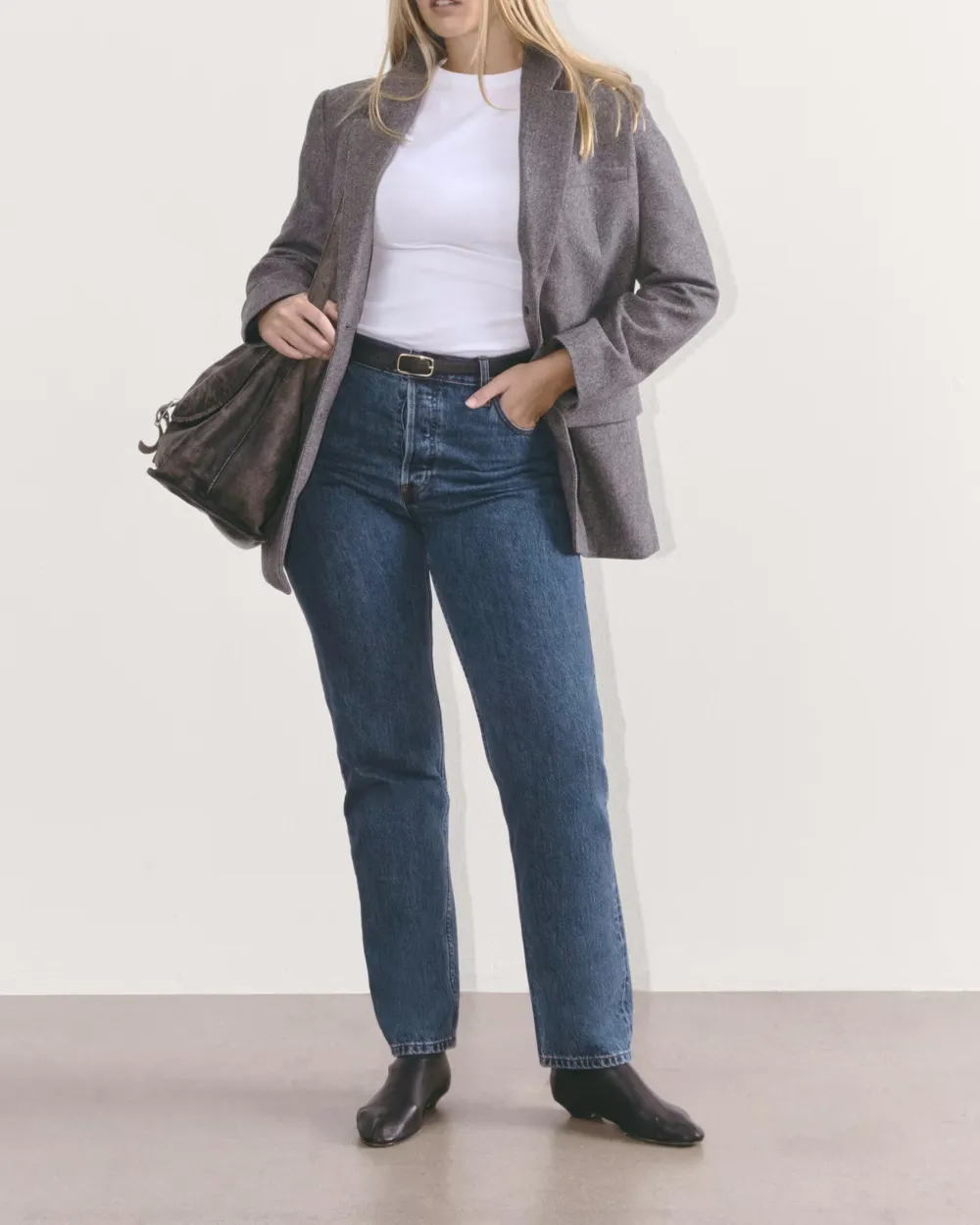 Mid-Waist Jeans