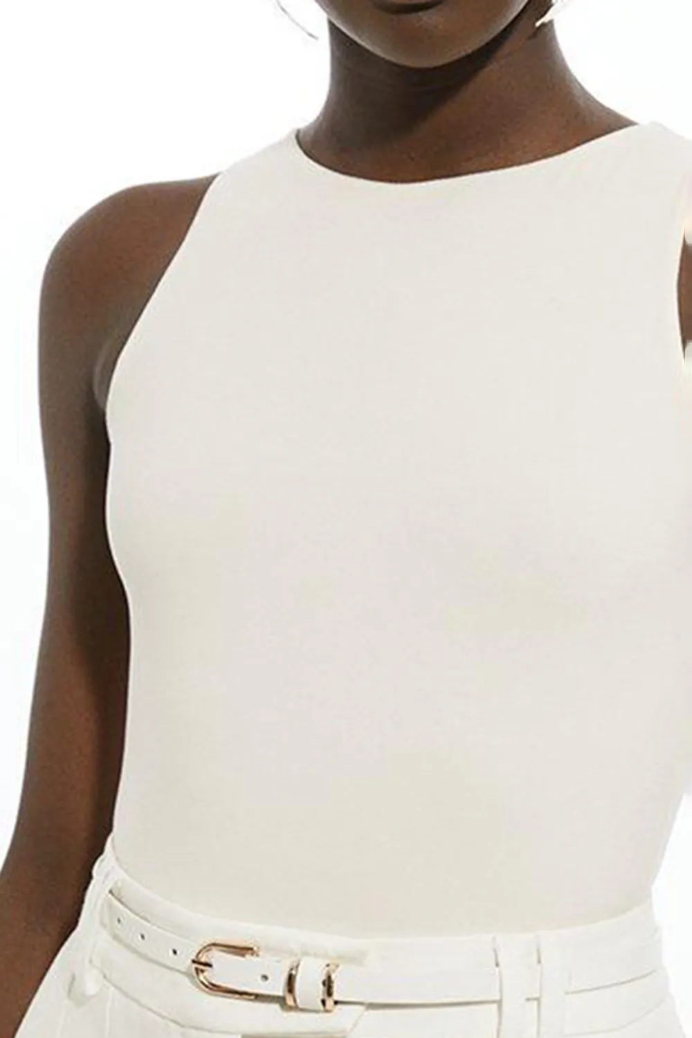 Contour Jersey Halterneck Bodysuit