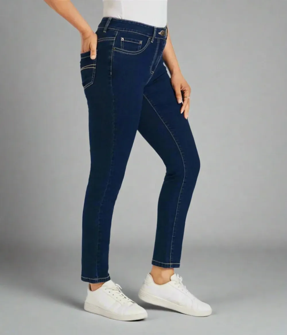 Dark Denim Slim Leg Jean