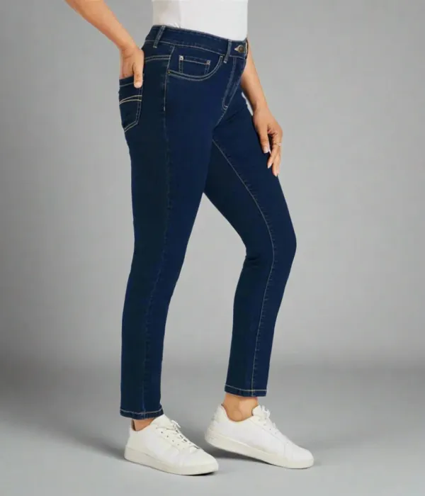 Dark Denim Slim Leg Jean