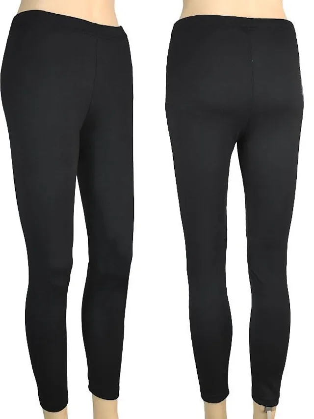 Women's Solid Leggings Lake blue Sapphire Wine Red Mid Waist Fashion Tights Casual Weekend High Elasticity Full Length Tummy Control Plain S M L XL 2XL / Skinny