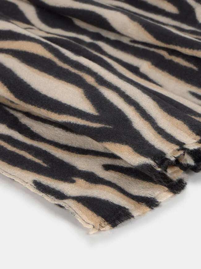Black And White Scarf