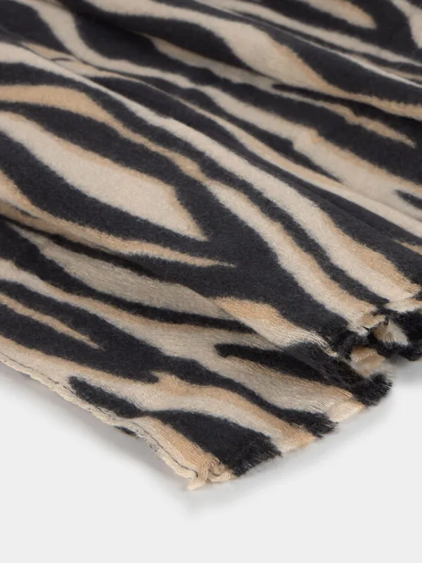Black And White Scarf