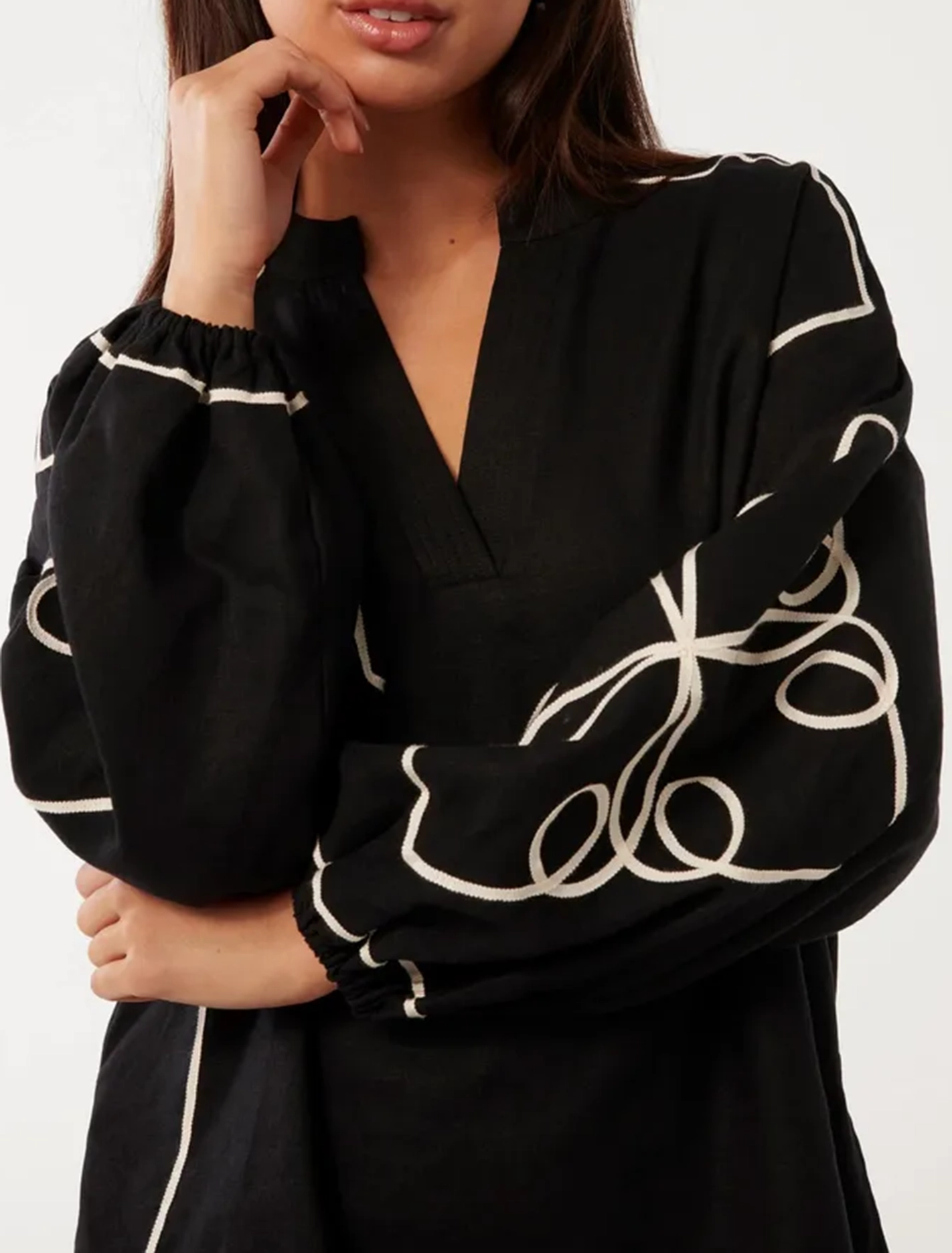 Appliqu-Detail Top