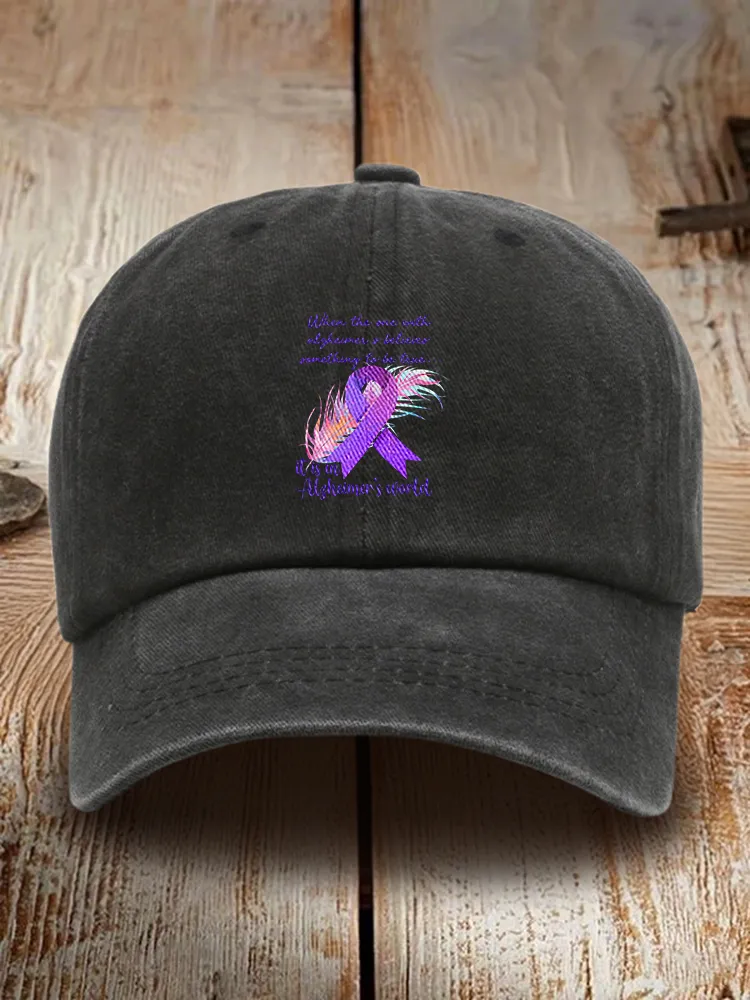 Alzheimer's Awareness Baseball Cap