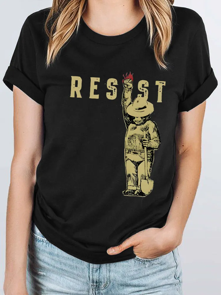Women'S Resist Round-Neck Short-Sleeved T-Shirt