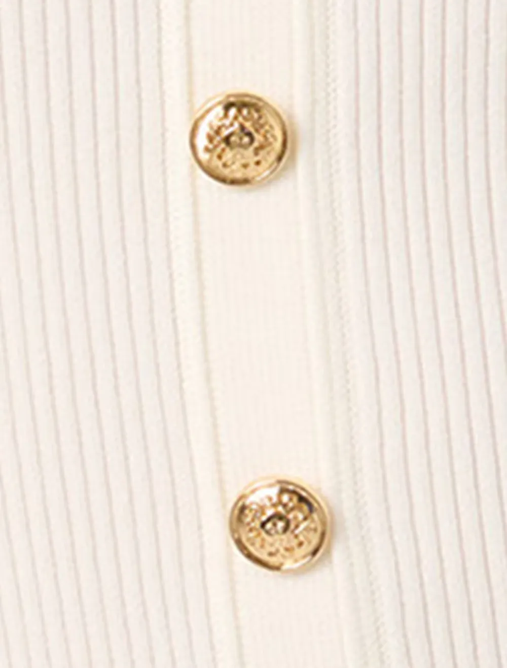 Button-Through Knit Dress
