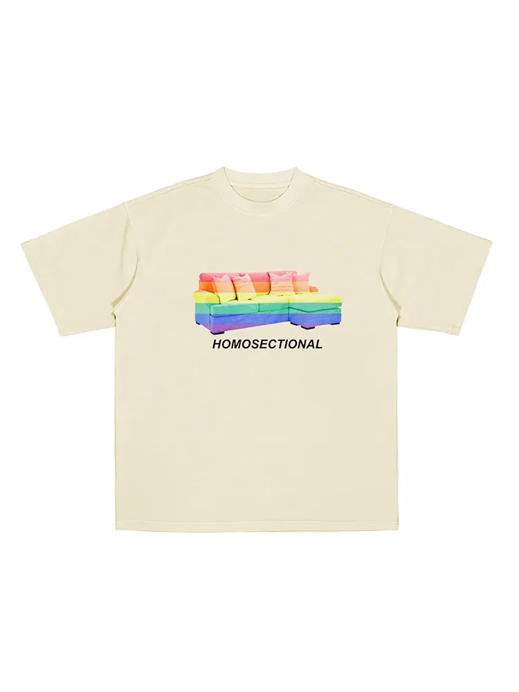 Women'S Homosectional Short Sleeve Round-Neck T-Shirt
