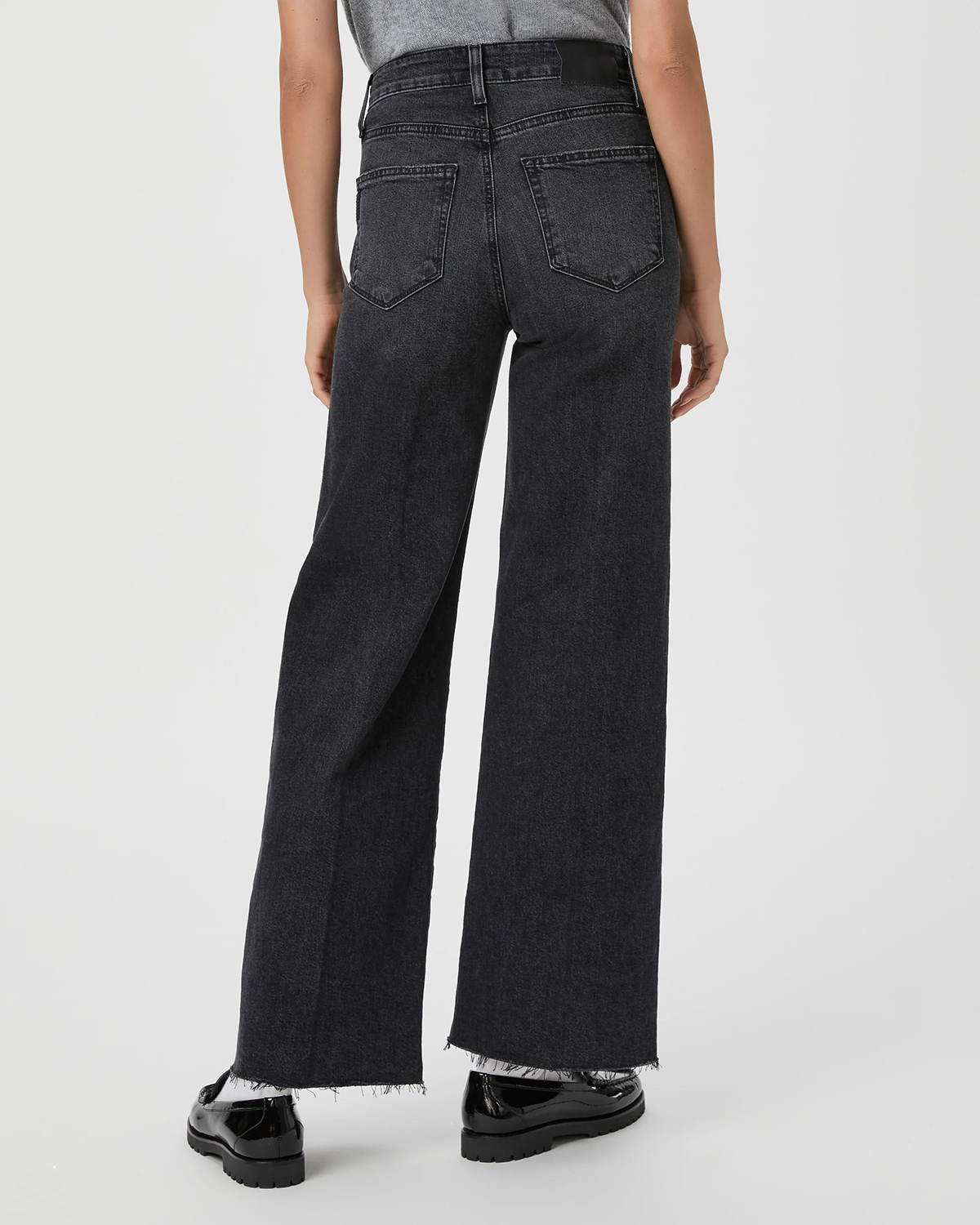 Dark Gray Flared Jeans
