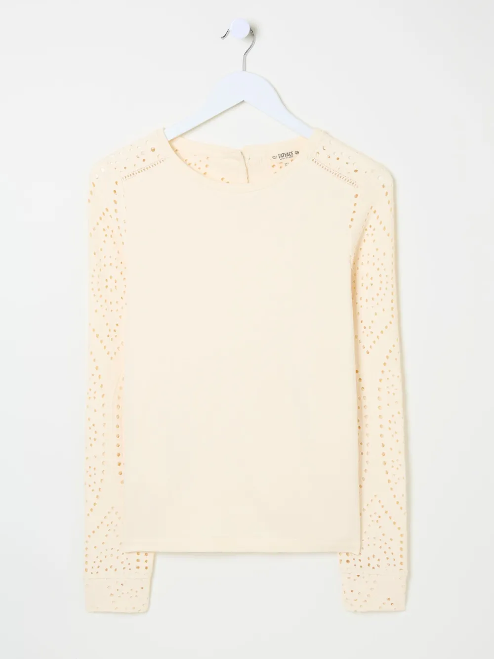 Ivory Crew 100% Cotton Sweatshirt
