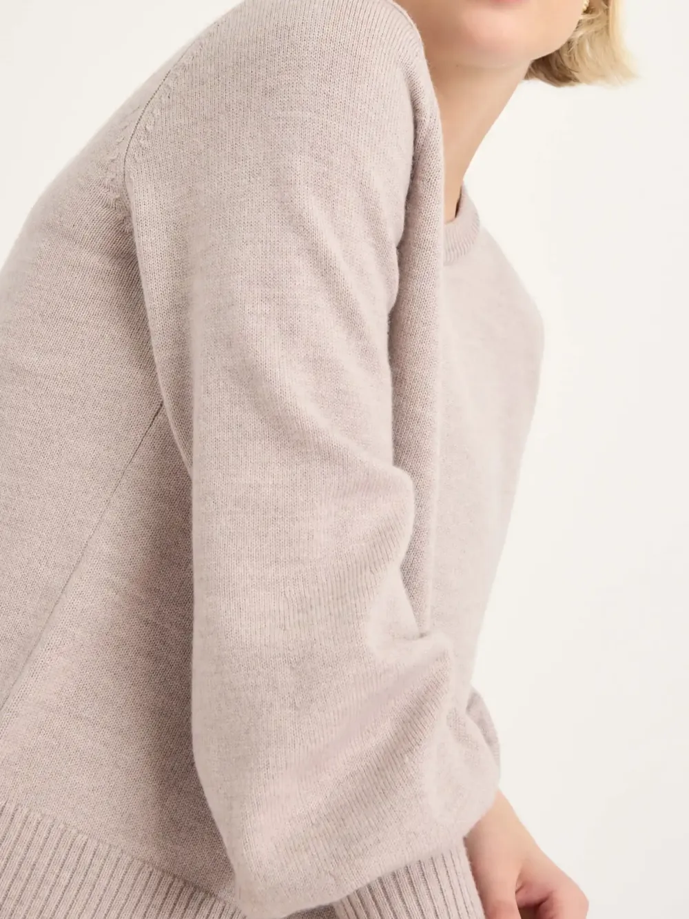 Almond Crew Neck Sweater