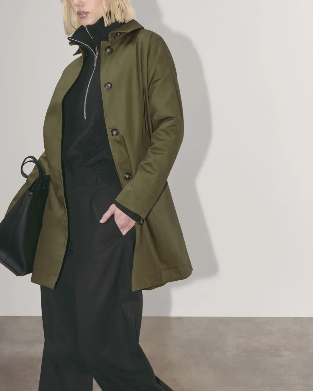 Lapel Neck Coat