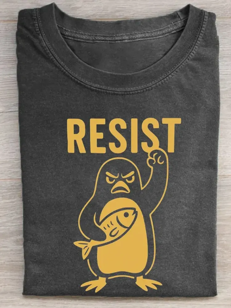 Penguins Resist T-Shirt