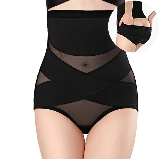 Corset Women's Control Panties Shapewears Office Party & Evening Running Gym Black Pink Apricot Sport Seamless Breathable Seamed Lace Up Tummy Control Push Up Basic Solid Color Spring & Summer Fall