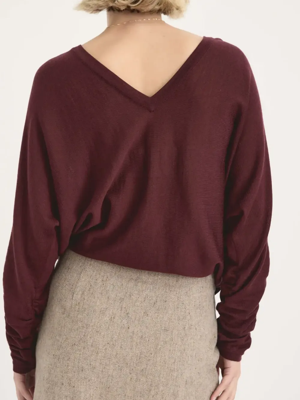 Merlot Reversible Sweater