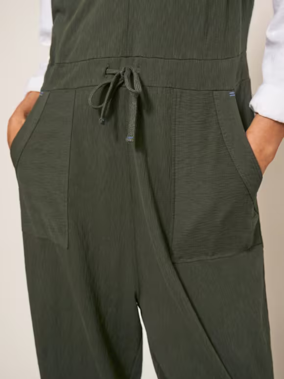 V-Neck Jersey Jumpsuit