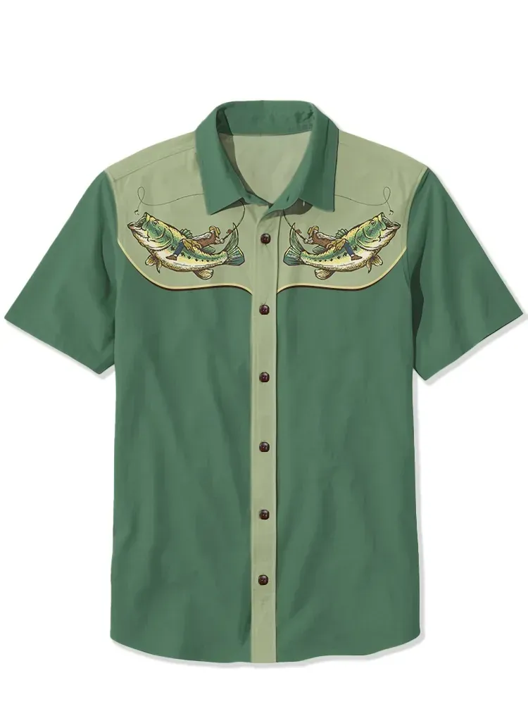 Western Cowboy Fishing Shirt