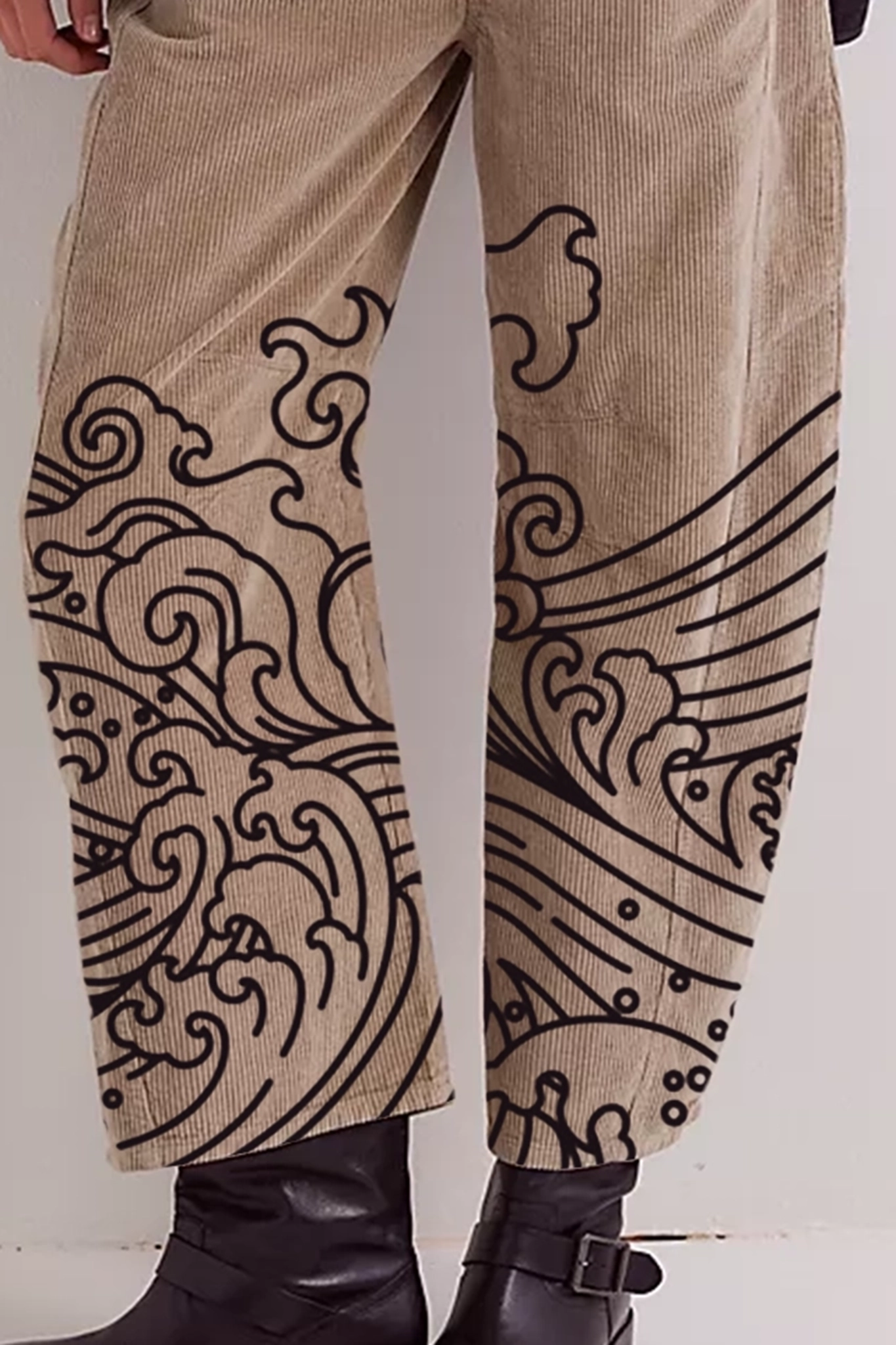 Corduroy Overalls Style Pants
