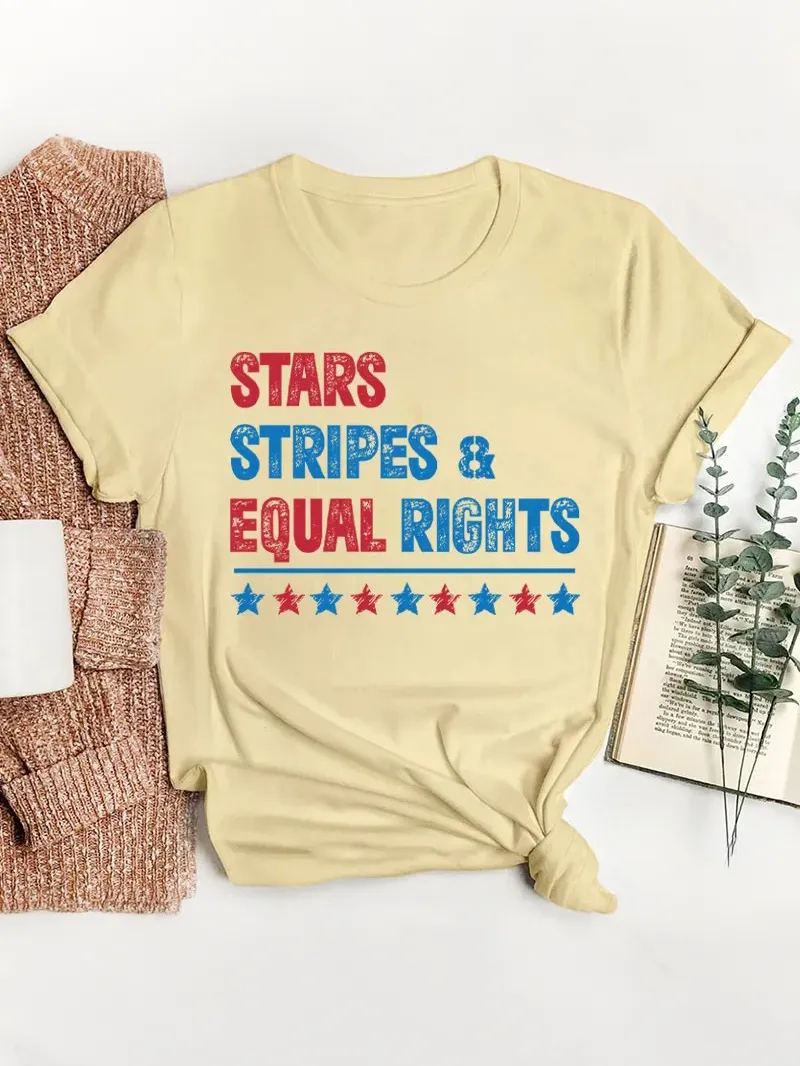 Stars Stripes And Equal Rights Teacher T-Shirt