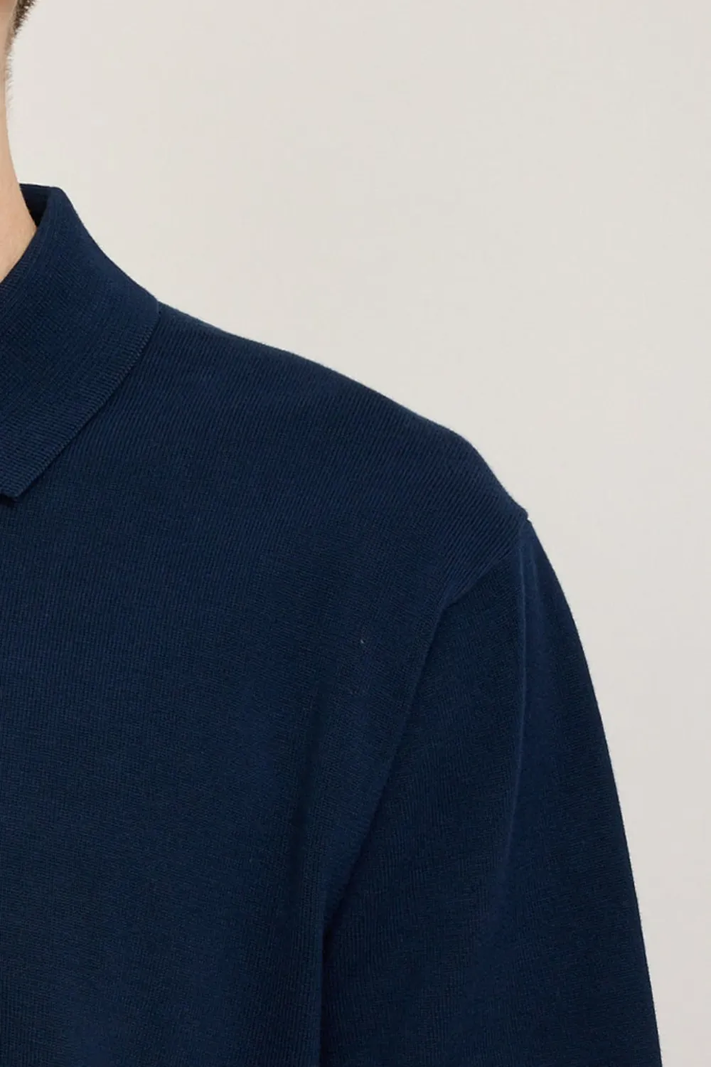 Knit Polo Navy