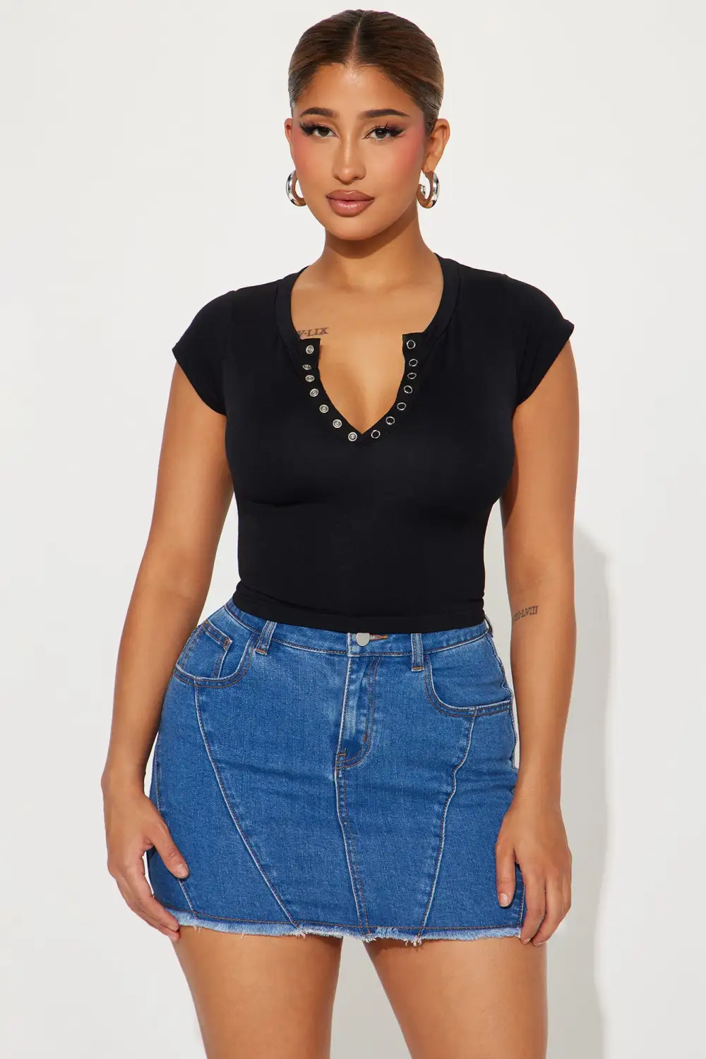 Stella Seamless Top - Black