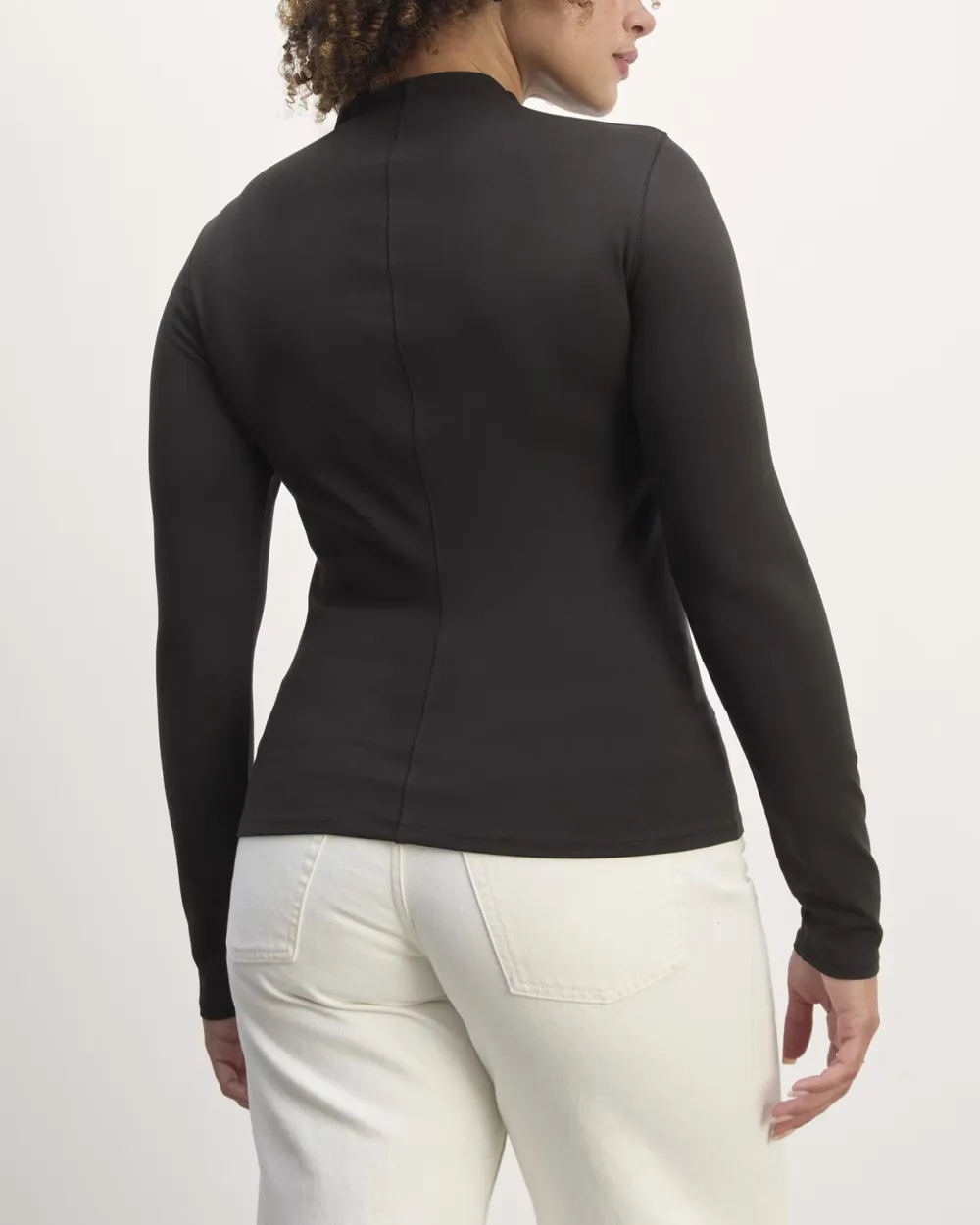 Long Sleeve Funnel-Neck Tee