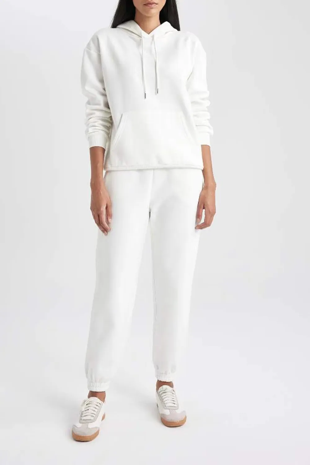 Casual Solid Straight Pants