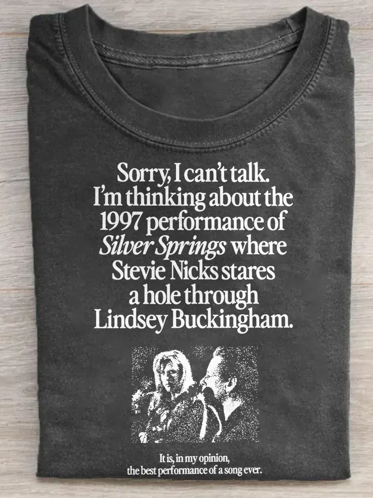 I'M Thinking About The 1997 Performance Of Silver Springs T-Shirt