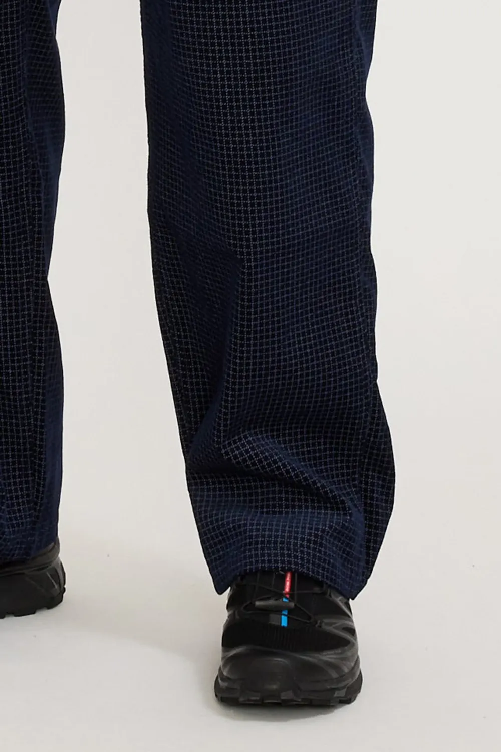 Small Plaid Casual Trousers