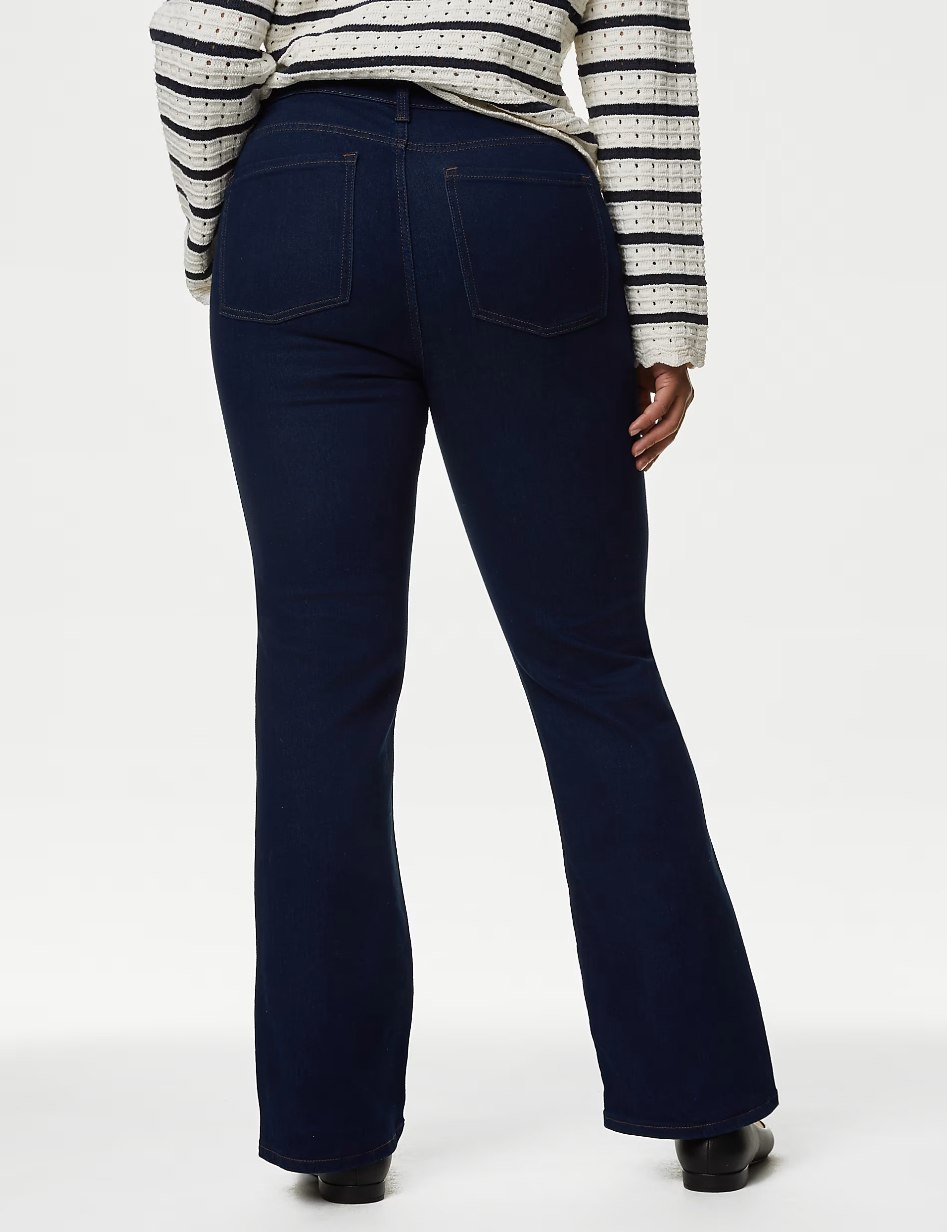 Womens Casual Slit Jeans