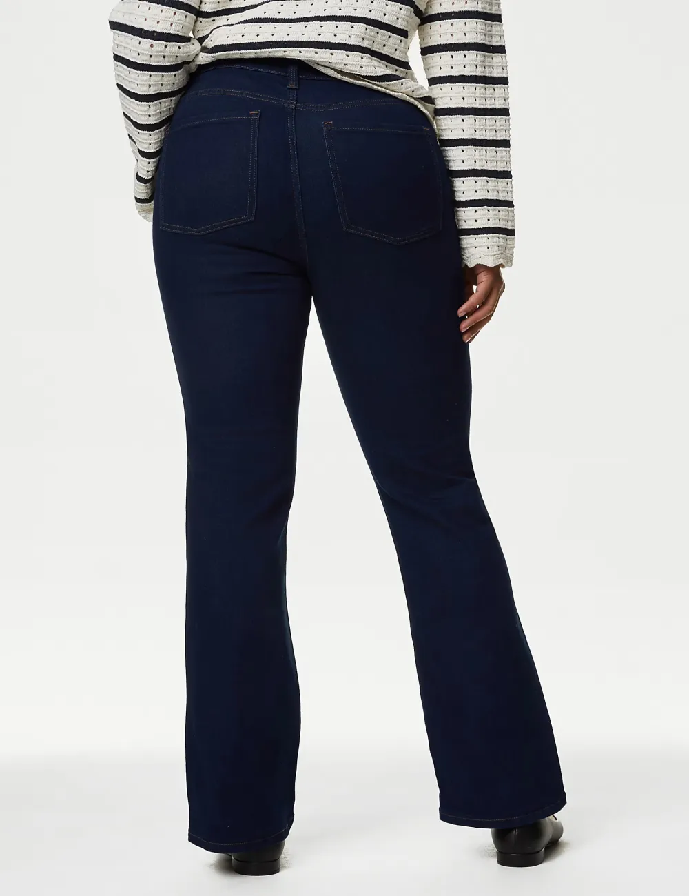 Womens Casual Slit Jeans
