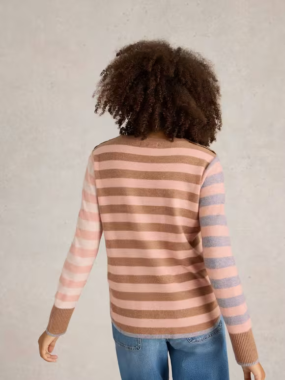 Long Sleeve V-Neck Jumper