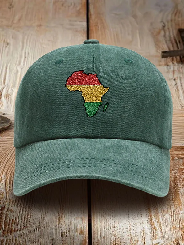 Juneteenth Washed Baseball Cap