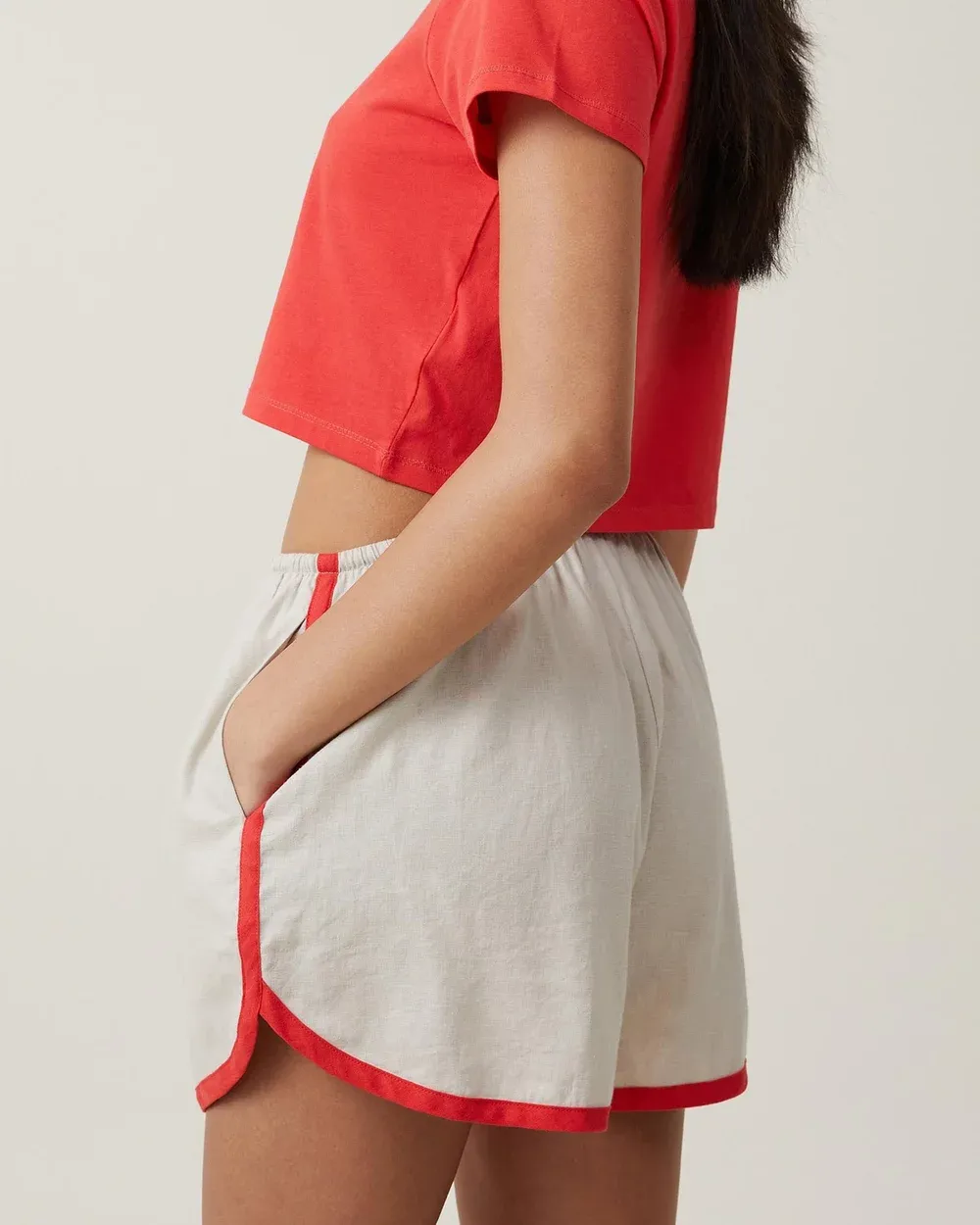 Casual Rolled-Up Shorts