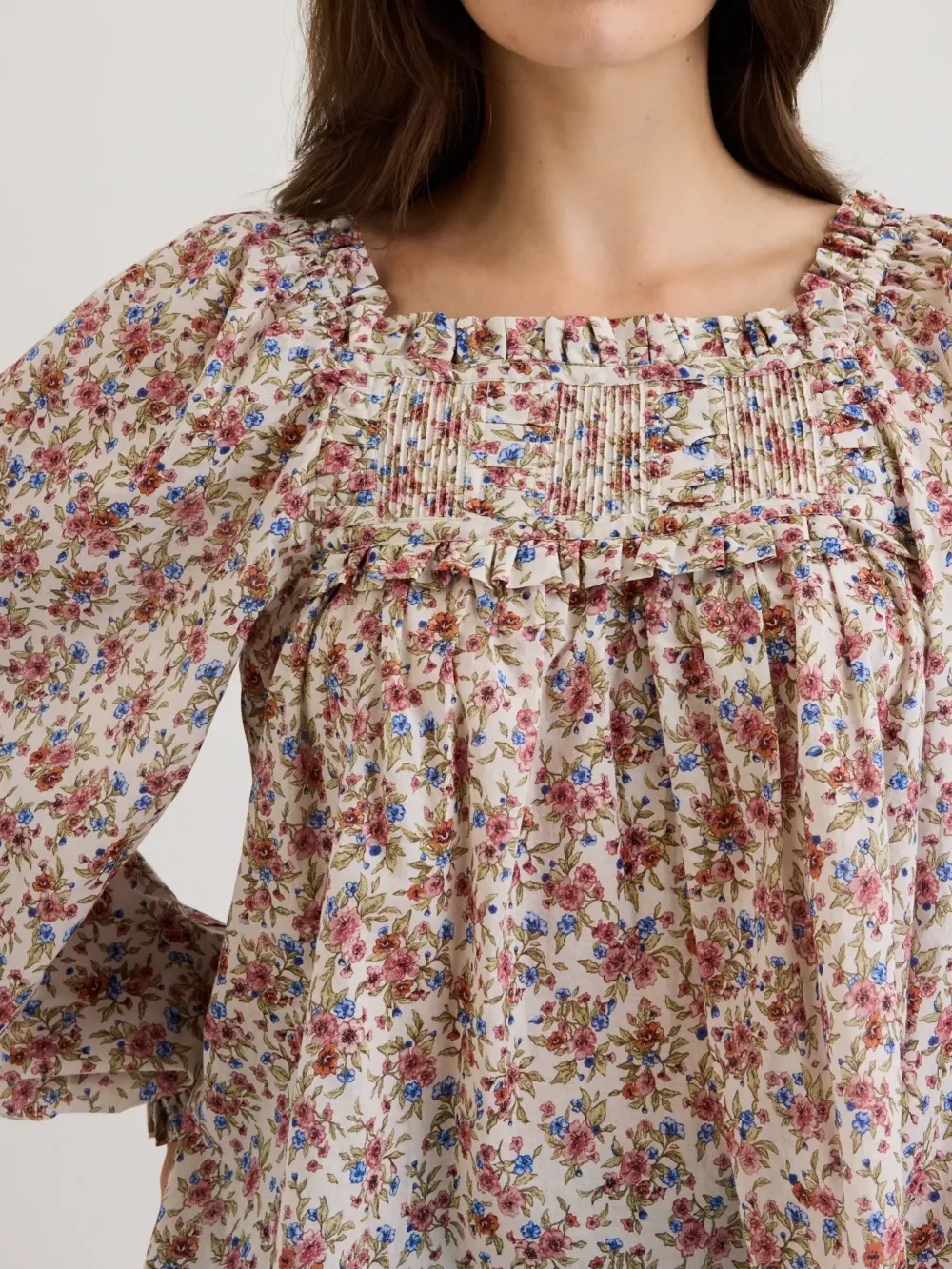 Ruffle Detail Blouse