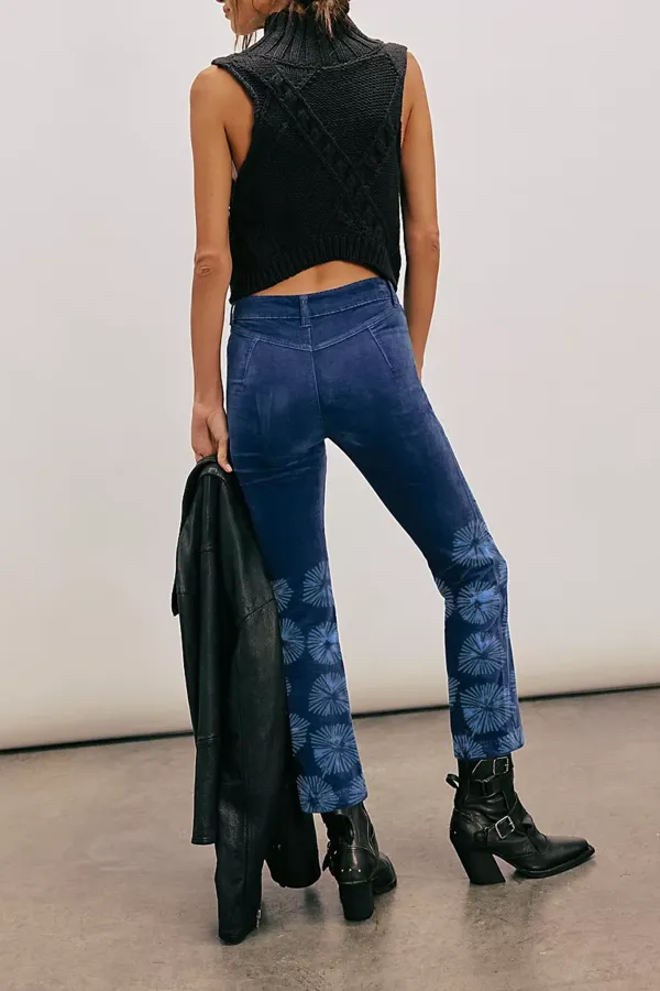 Mid Rise Straight Jeans
