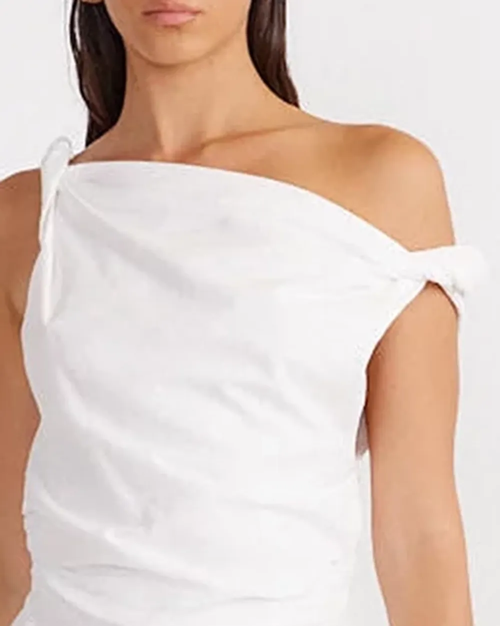 Linen Twist Mini Dress