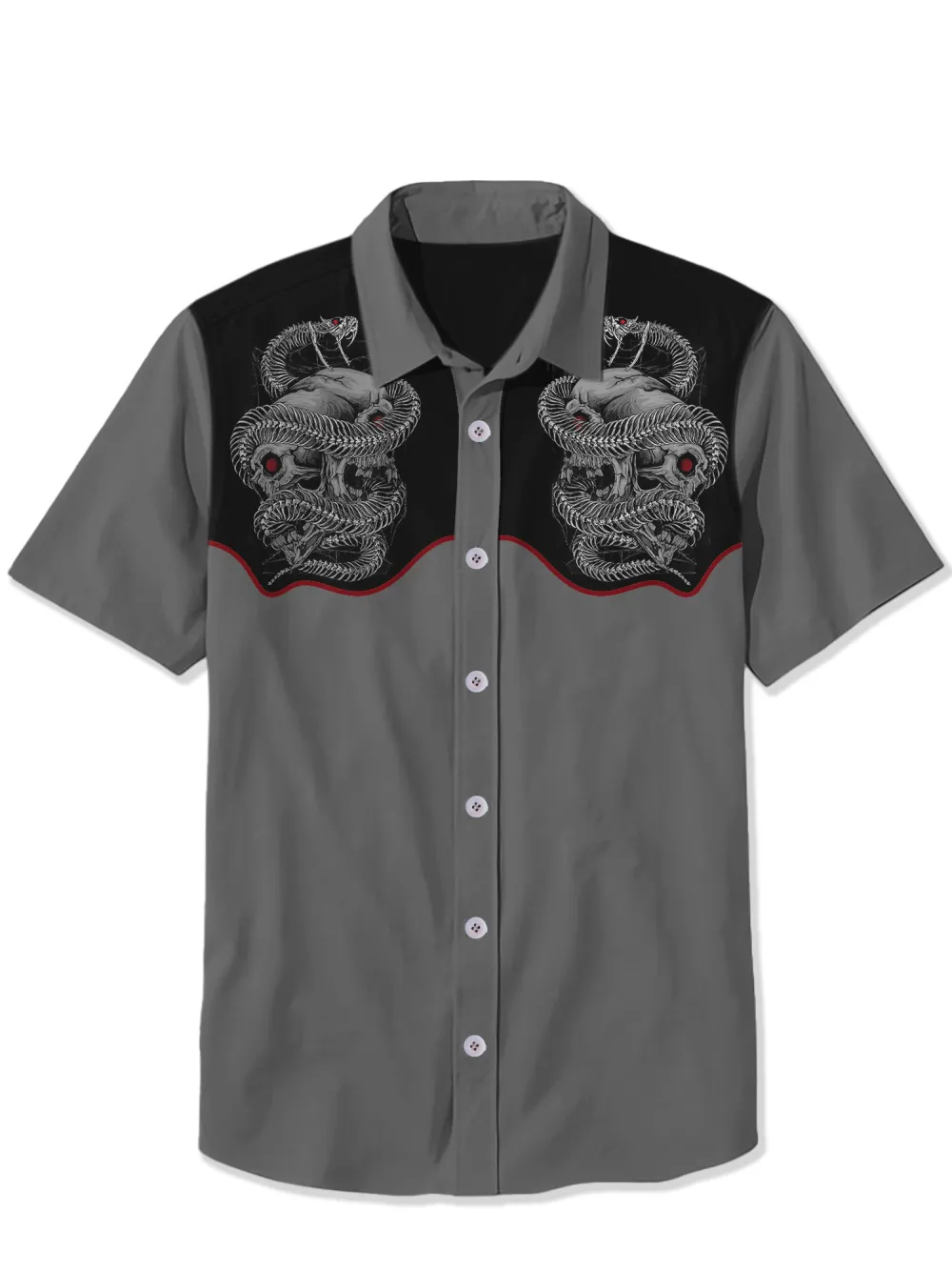 Snake Human Skull Shirt