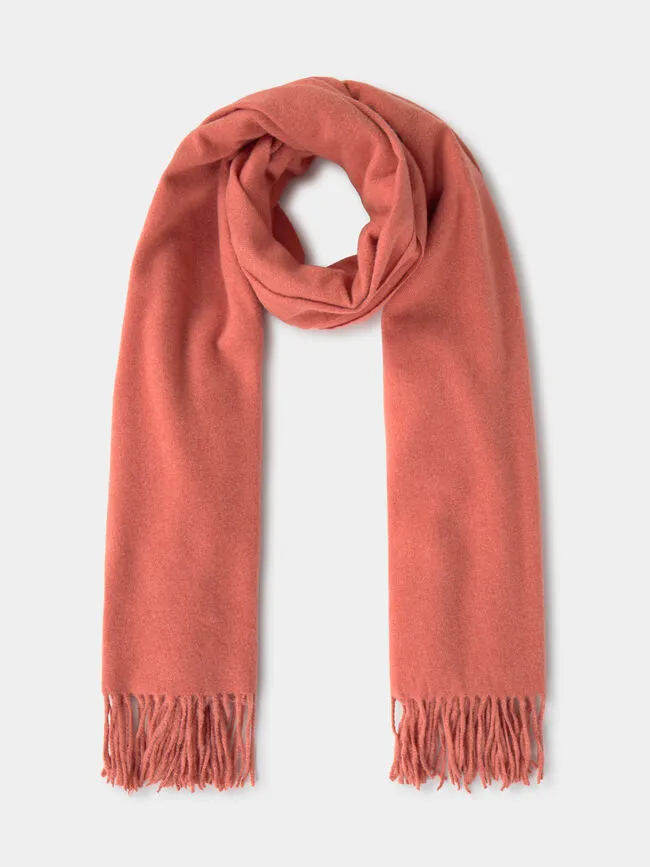 Dark Makeup Fringed Scarf