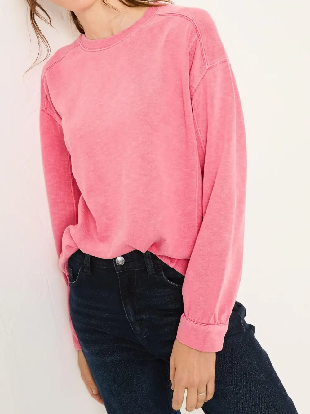 Blush Pink Crew Sweat Top