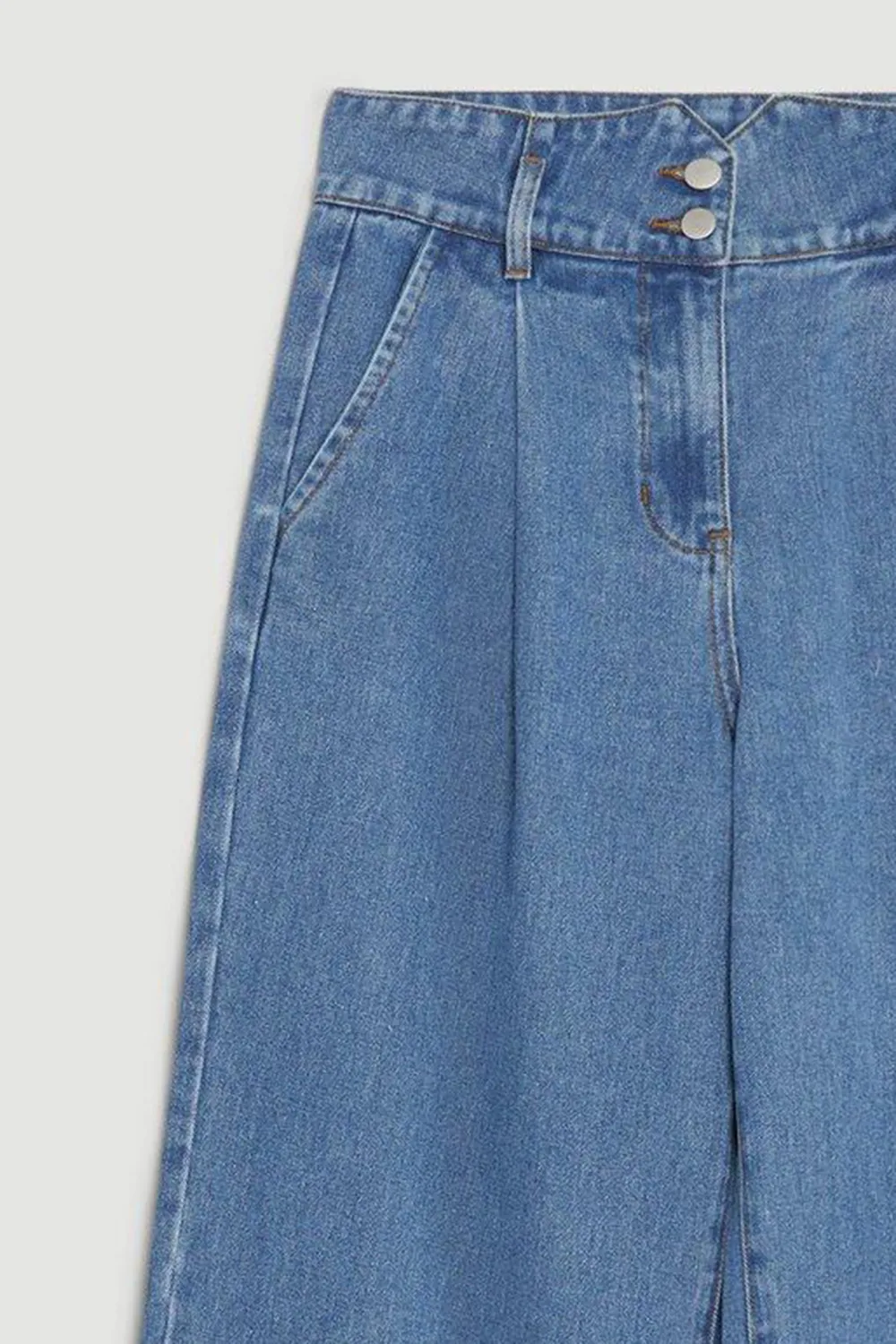 Daily Denim Wide Leg Trousers