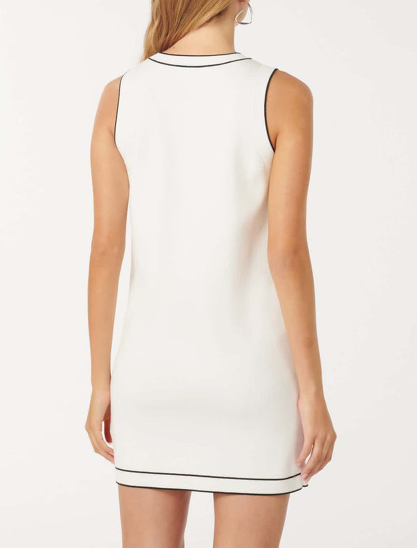 Tipped Mini Dress