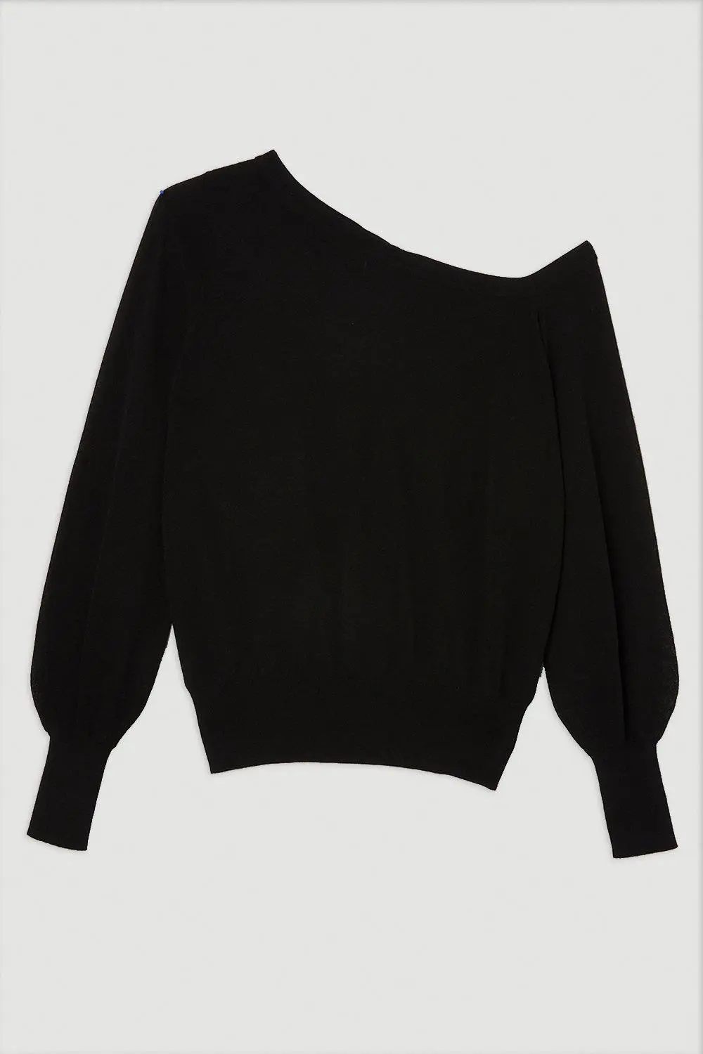 Lightweight Viscose Blend Summer Knit Off Shoulder Top