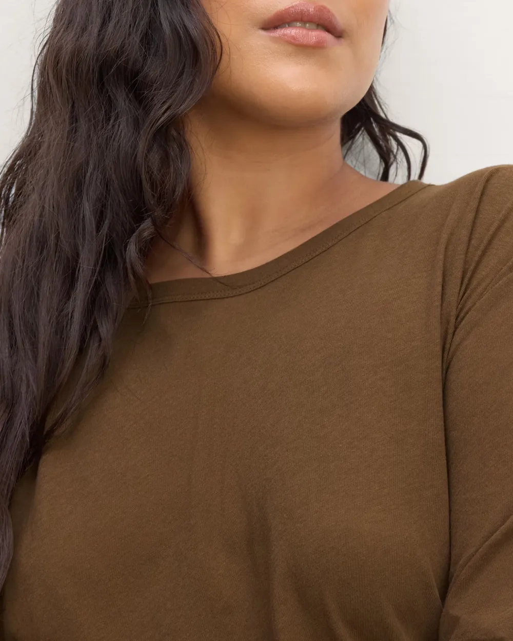 Crew Neck Long-Sleeve Tee