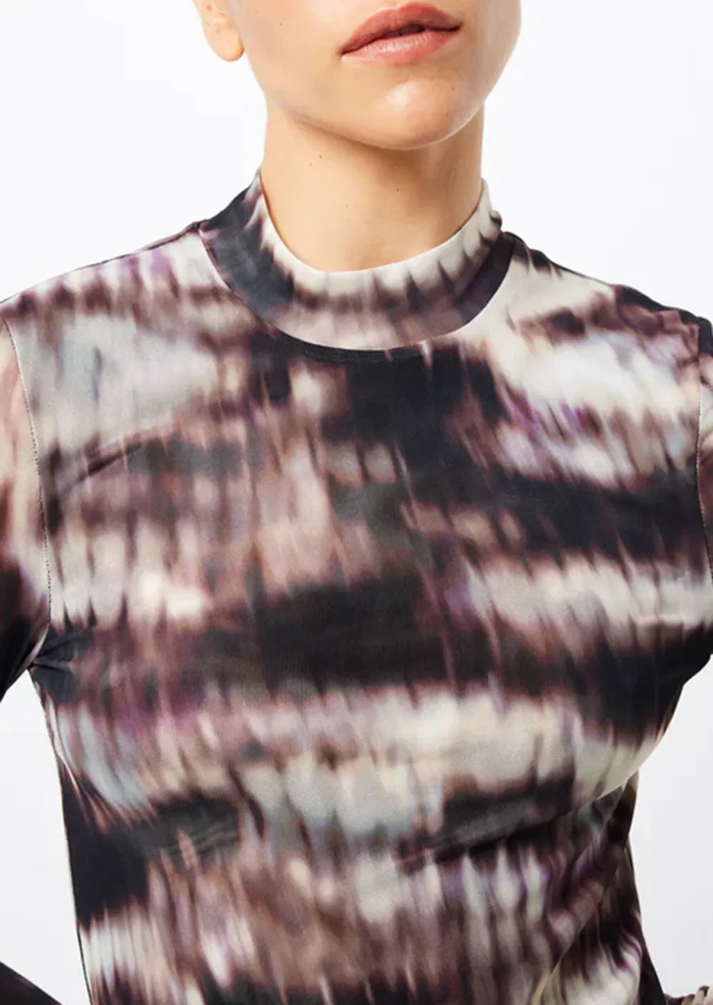 Tie Dye Long Sleeved Maxi Dress