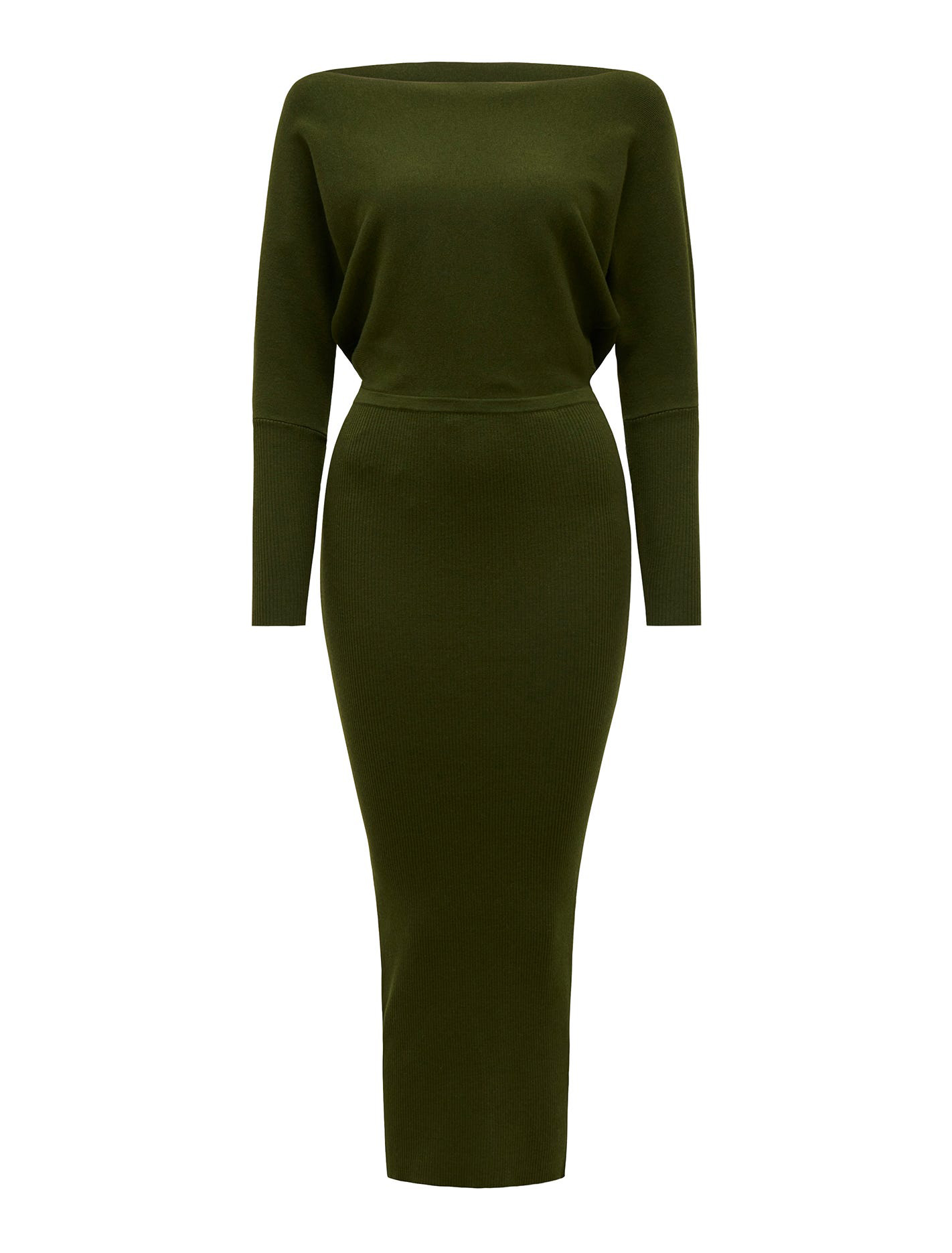 Off-Shoulder Midi Dress