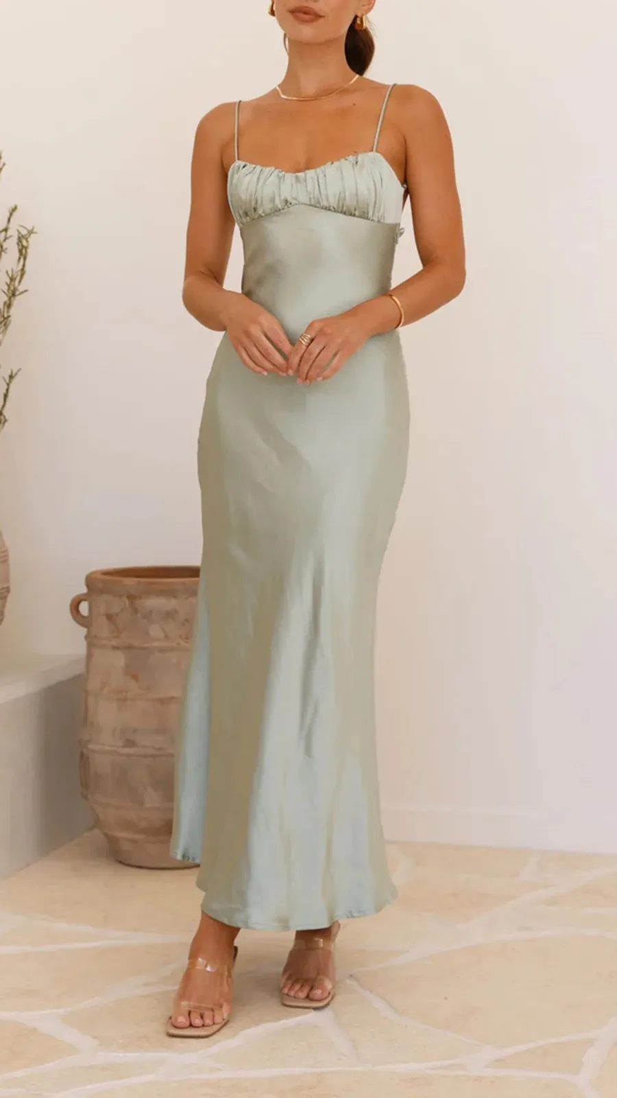 Open Back Sexy Maxi Dress