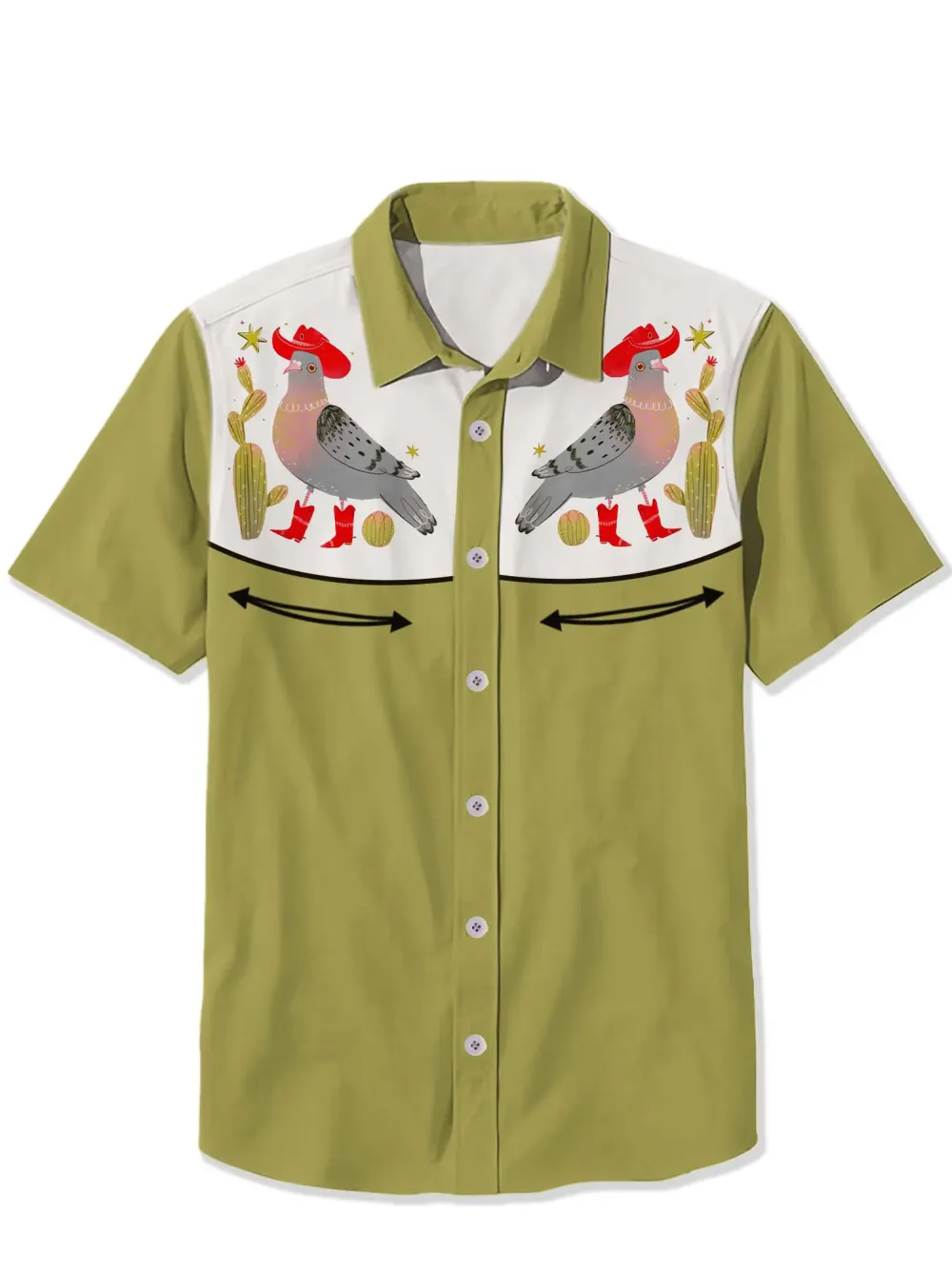Western Pigeon Cowboy Shirt