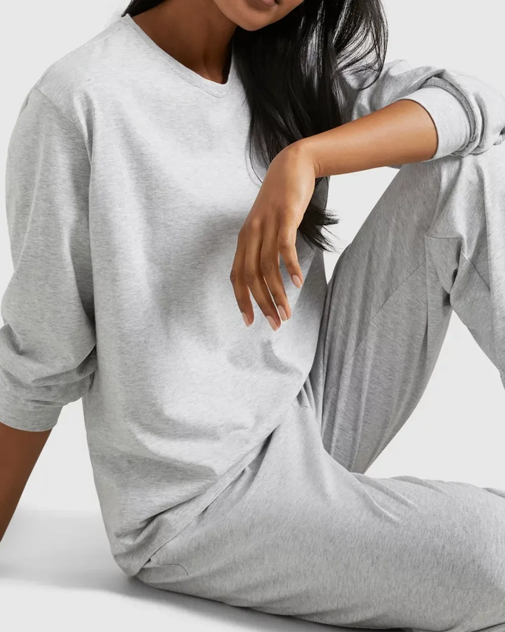 Loose T Shirt Pajama Set