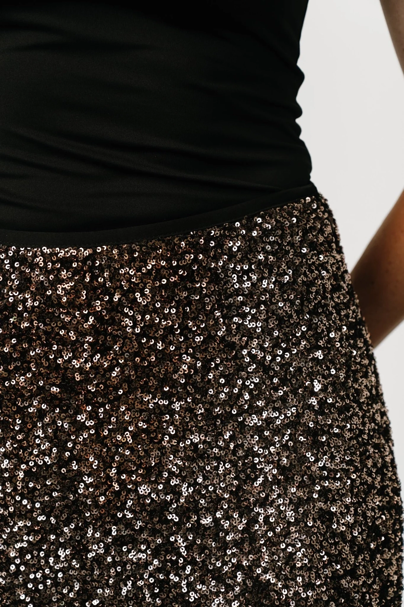 High-End Comfortable Sequin Skirt